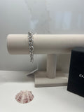 David Yurman Sterling Silver Oval Link Cable Bracelet 8 "