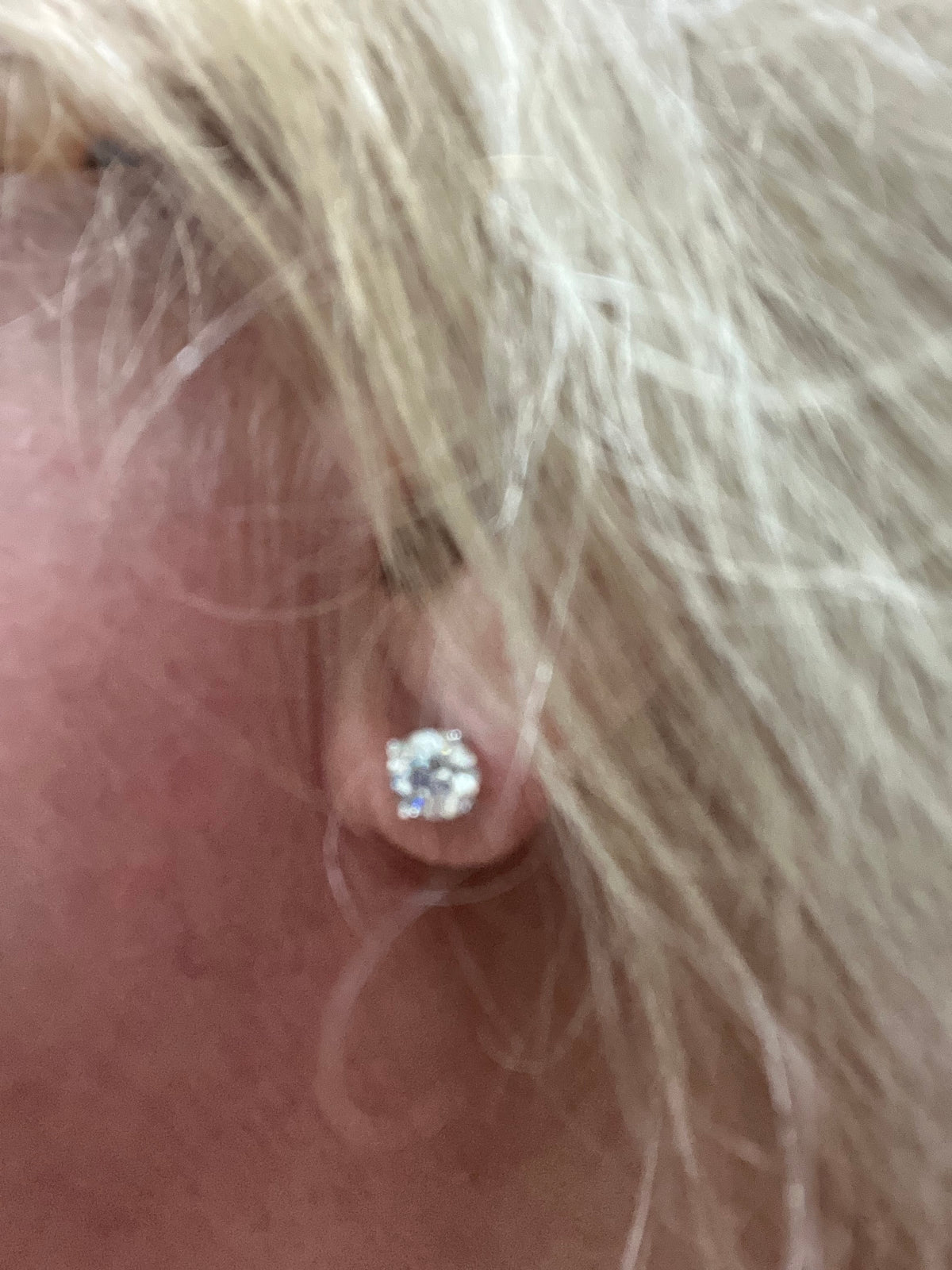 Natural Diamond Stud Earrings 2.23 TCW 18K WG GIA Certified I VVS2 $10,798.00+TX, S&H